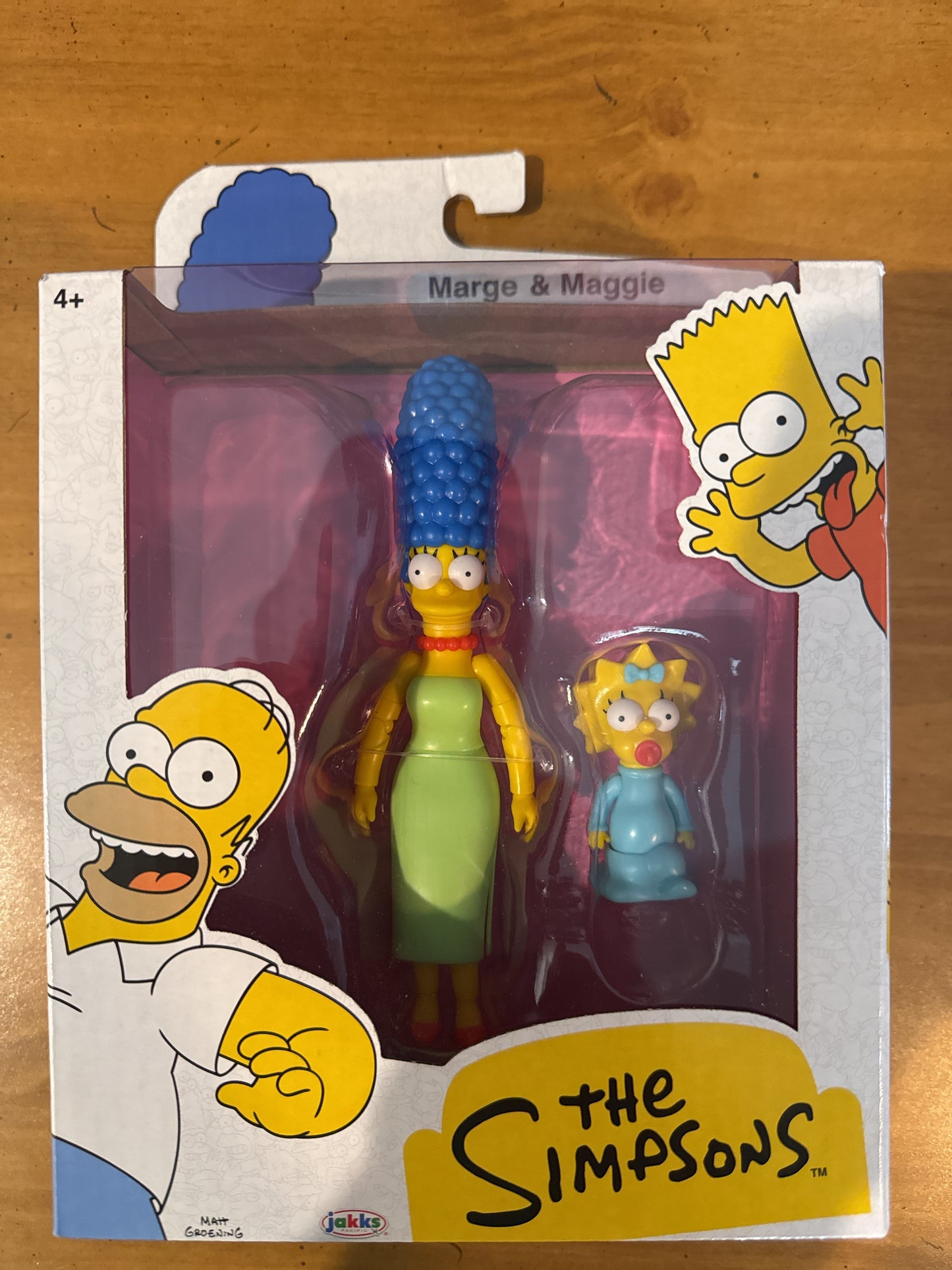 The Simpsons Marge & Maggie Action Figures Jakks Pacific 5.5" Tall New in Box
