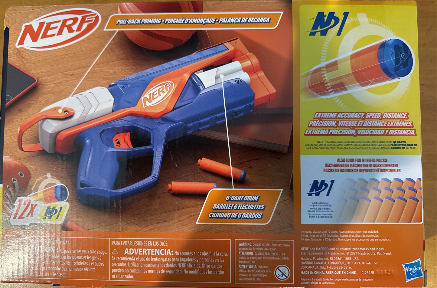 Nerf N Series Agility Blaster 12 N1 Darts Compatible Only N Series Blaster New in Box