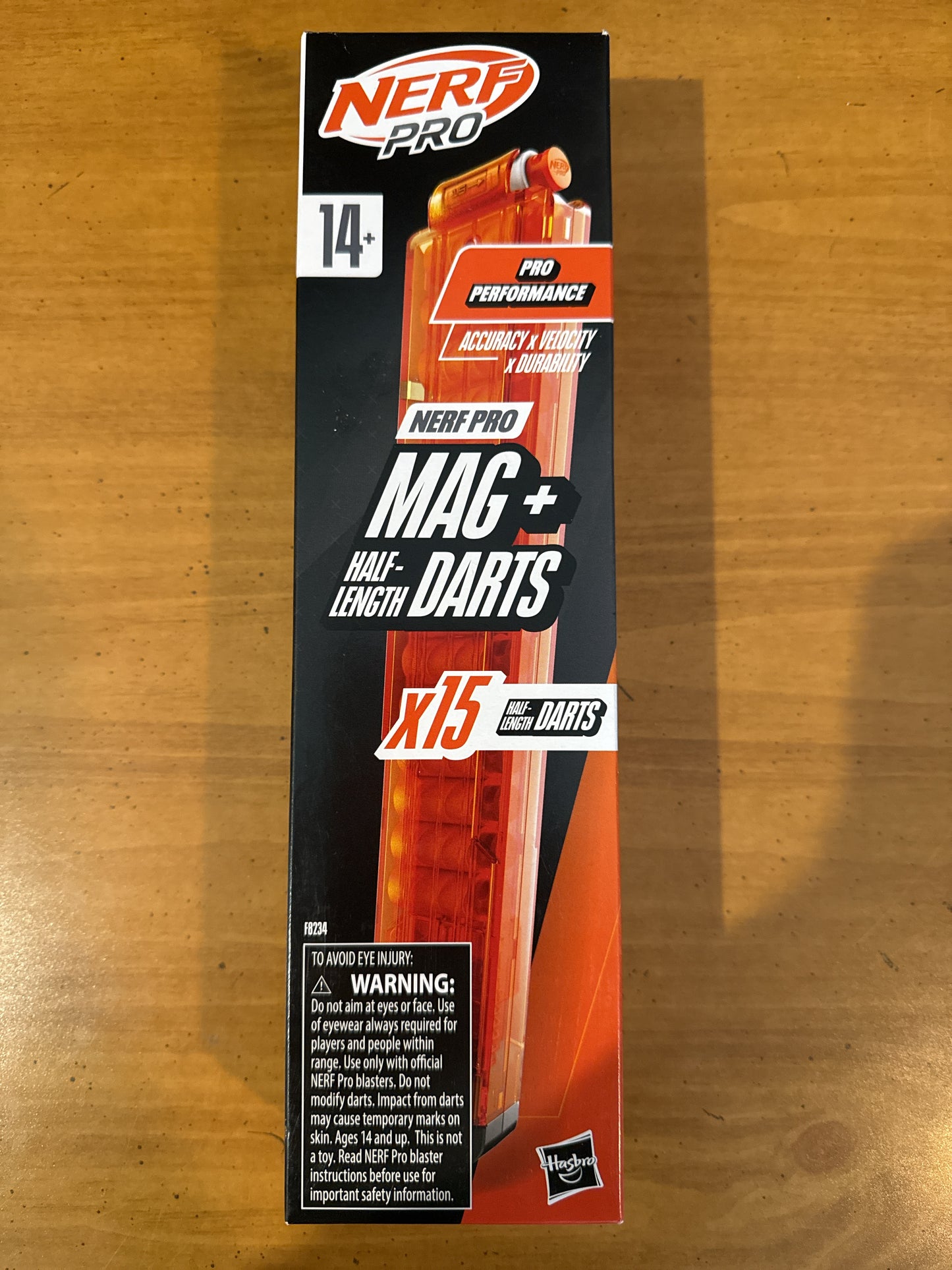 Nerf Pro Performance Mag+ x15 Half Length Darts New in Box Hasbro