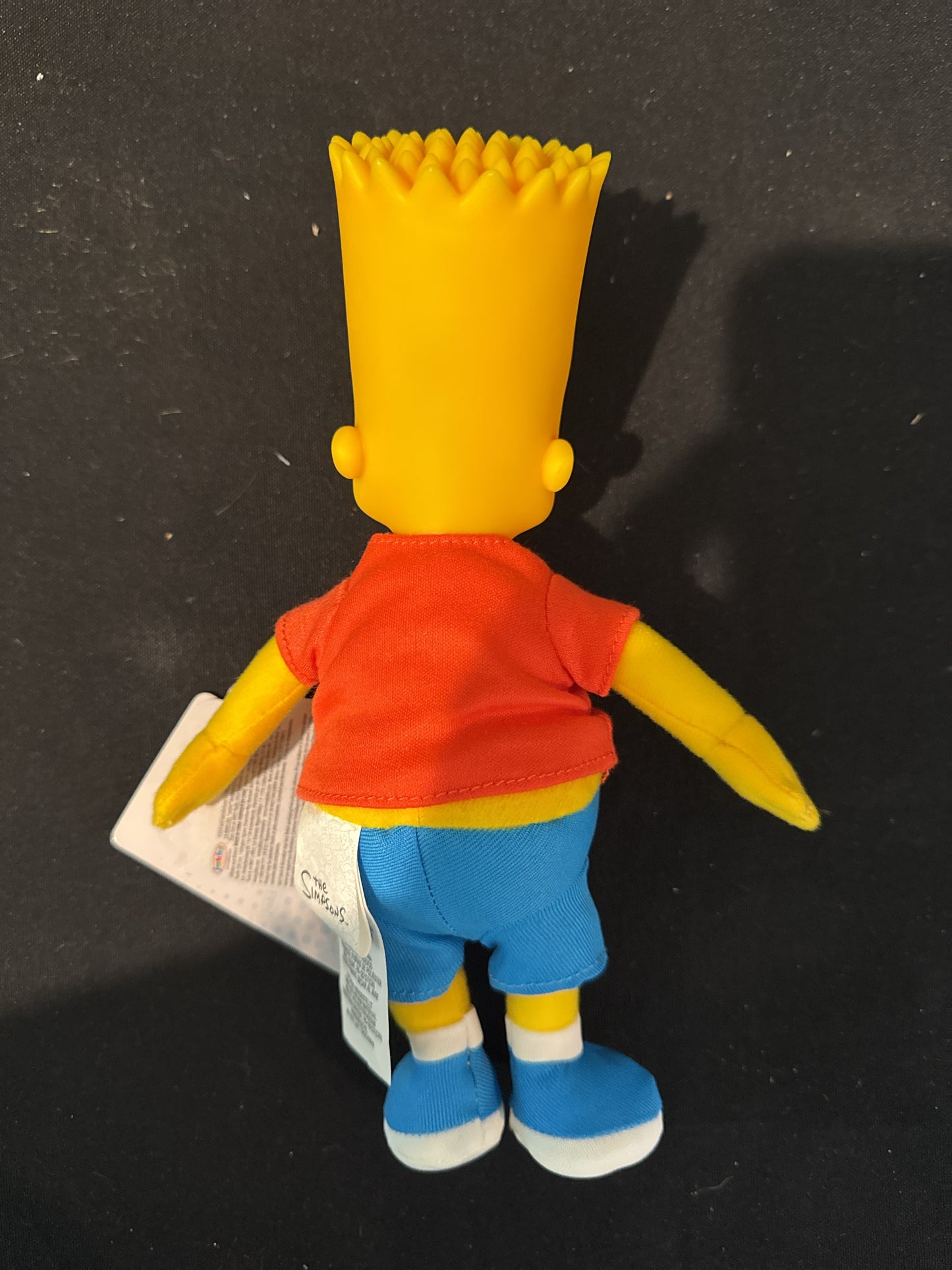 The Simpsons Bart 9" Tall Basic Plush Doll Hard Plastic Head Soft Cloth Body New w/ Tags