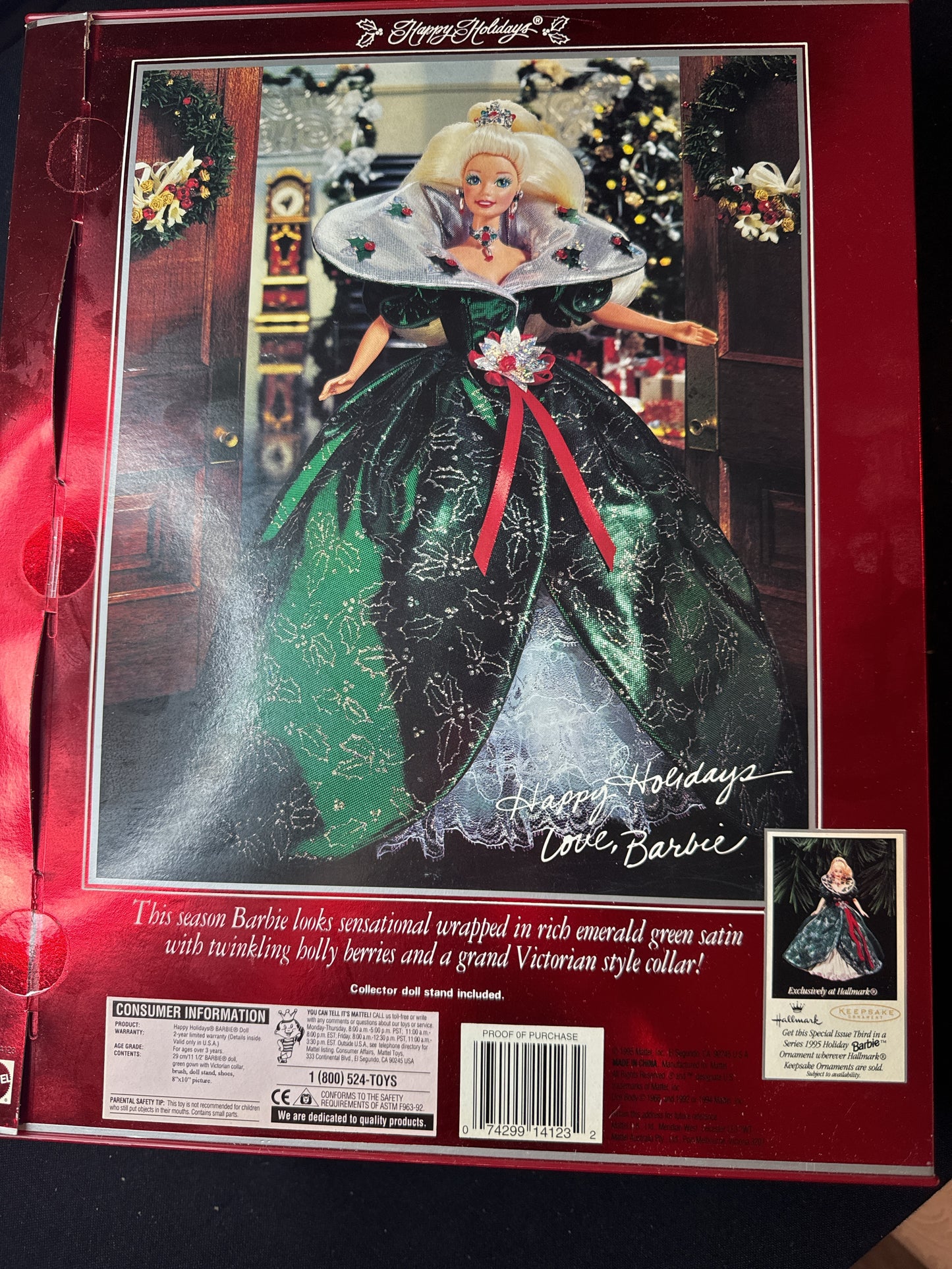 Barbie Happy Holidays Special Edition 1995 Mattel New in Box