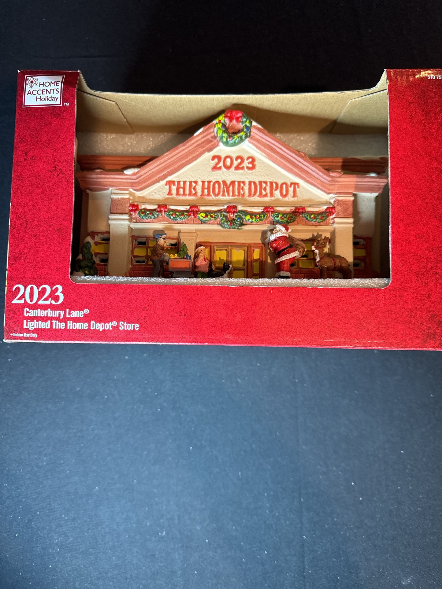 Canterbury Lane Lighted The Home Depot Store 2023 Holiday Village Christmas New in Box