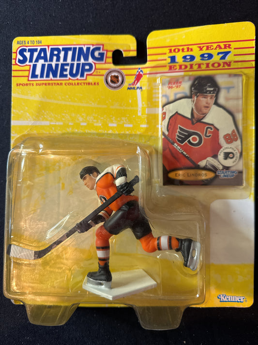 Starting Lineup 1997 NHL Eric Lindros Philadelphia Flyers Action Figure New in Package