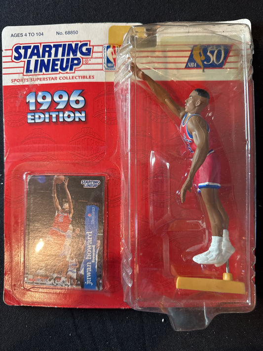 Starting Lineup NBA 1996 Juwan Howard Detroit Pistons Action Figure New in Package