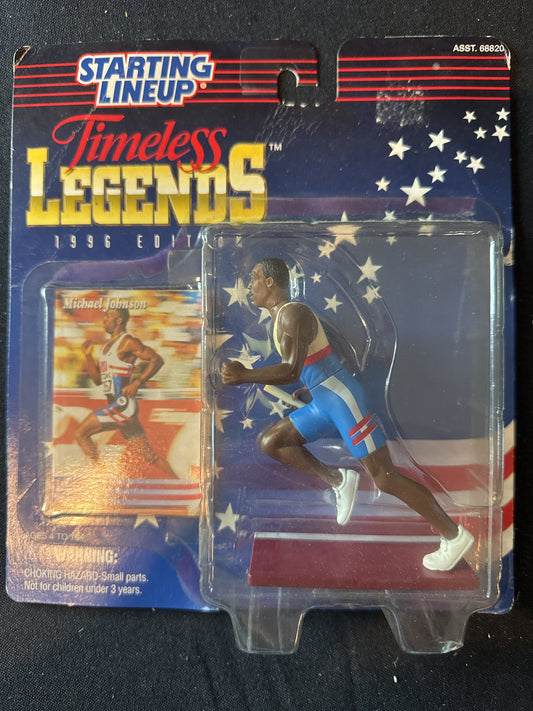 Starting Lineup Timeless Legends Michael Johnson Olympics New in Package