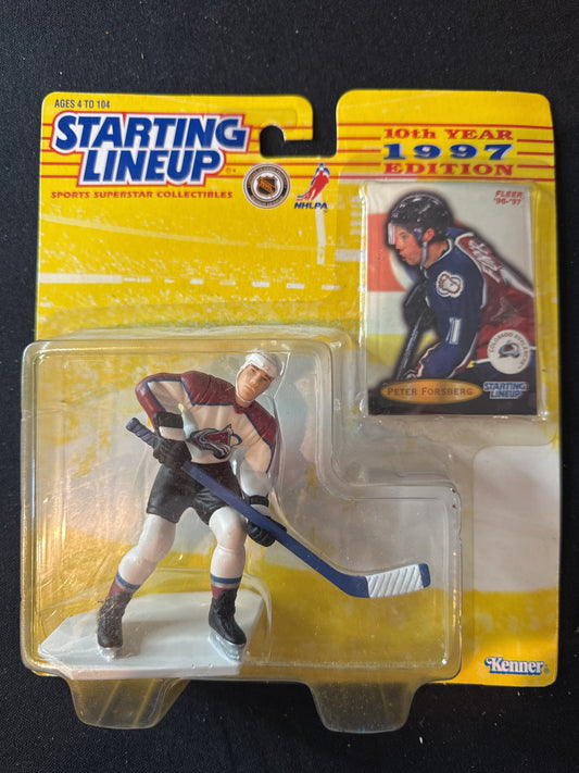 Starting Lineup 1997 NHL Peter Forsberg Colorado Avalanche New in Package