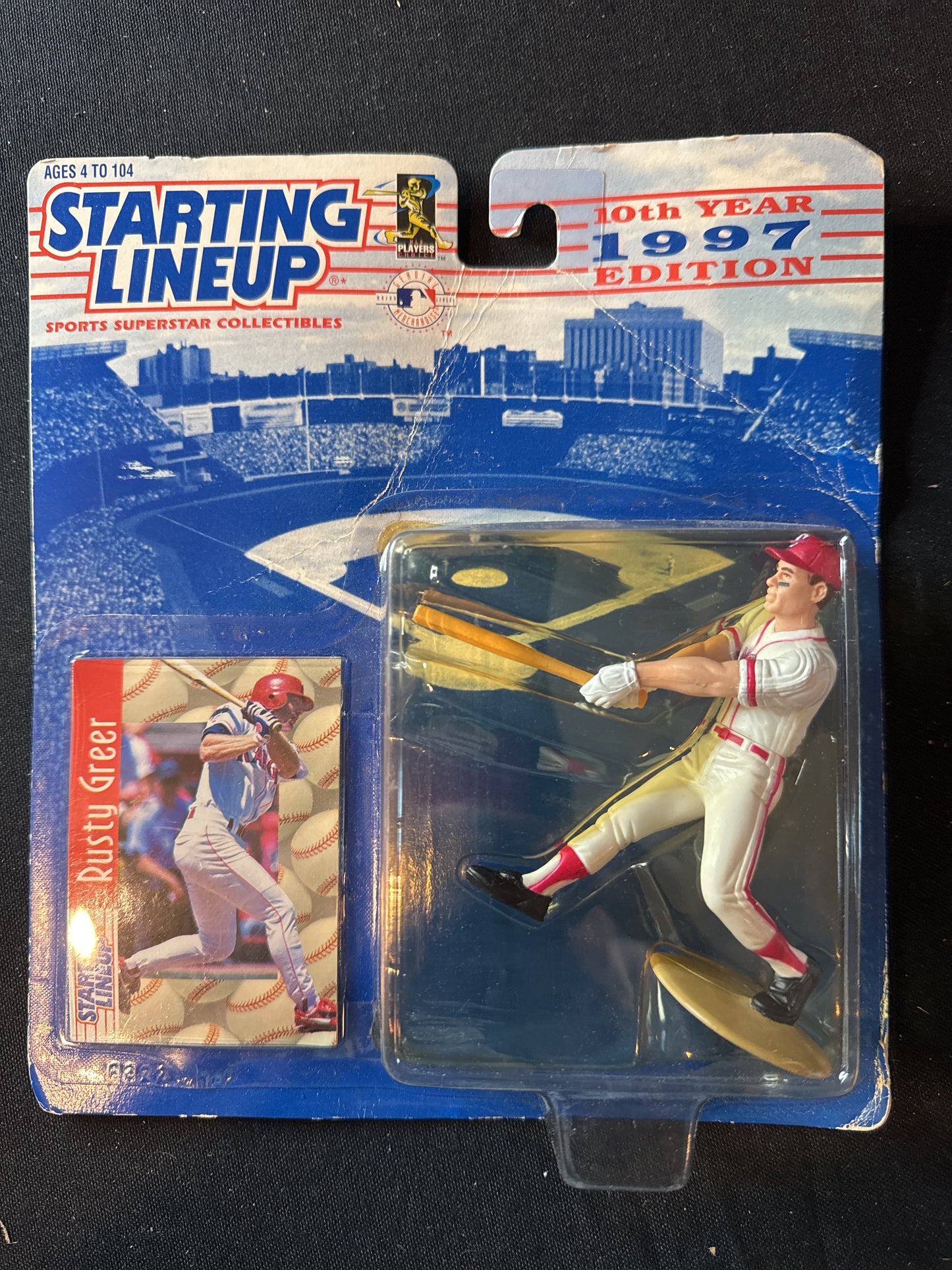 Starting Lineup 1997 MLB Rusty Greer Angels Action Figure New in Package