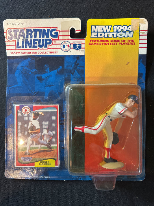 Starting Lineup 1994 MLB Roger Clemens Boston Red Sox Action Figure New in Package