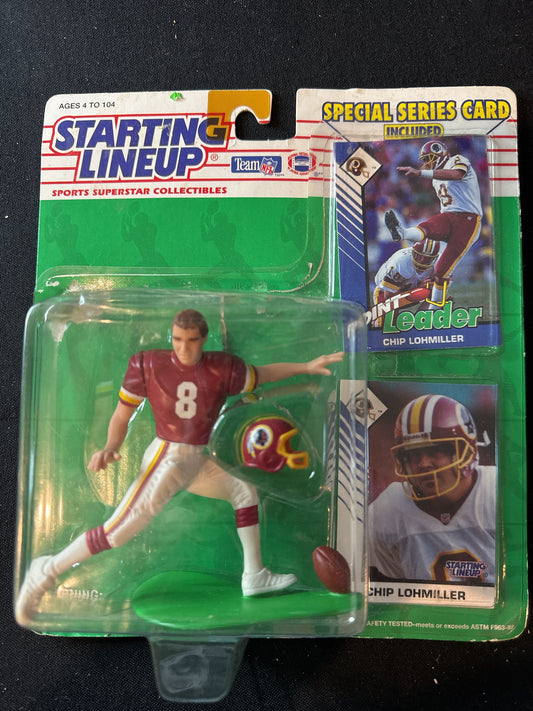 Starting Lineup 1993 NFL Chip Lohmiller Washington Redskins Action Figure New in Package