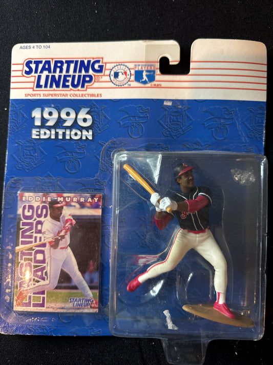 Starting Lineup 1996 MLB Eddie Murray Cleveland Indians Action Figure New in Package
