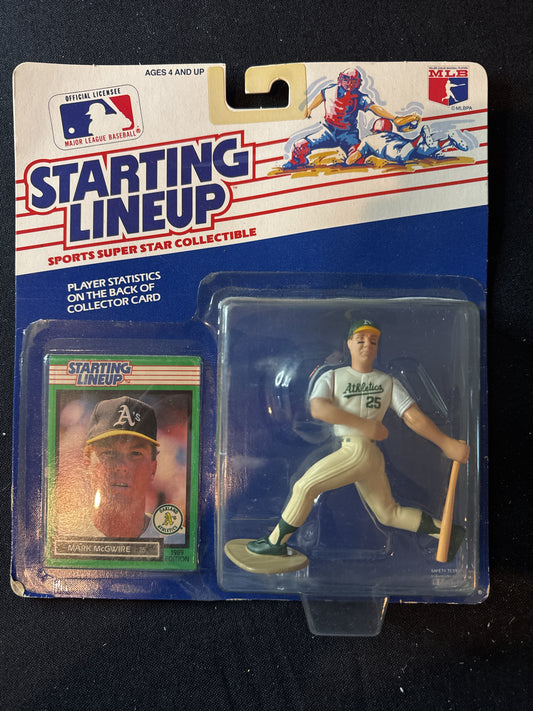 Starting Lineup 1989 MLB Mark McGwire Oakland Athletics A's Action Figure New in Package