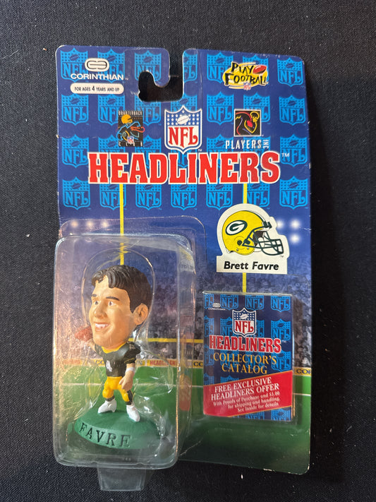 NFL Corinthian Headliners 1996 Brett Favre Greenbay Packers Action Figure New in Package