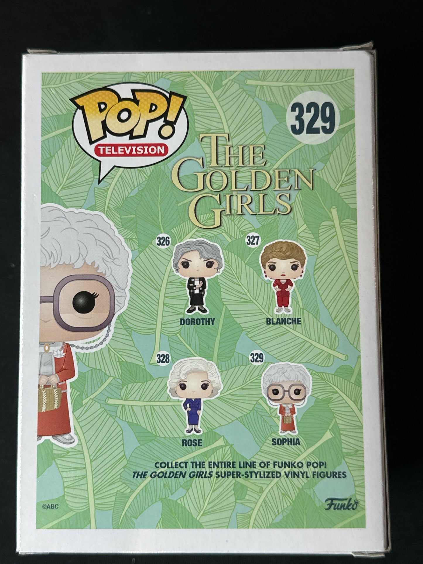 Funko Pop! Set of 4 Golden Girls! Blanche 327, Rose 328, Dorothy 326, Sophia 329 New in Boxes