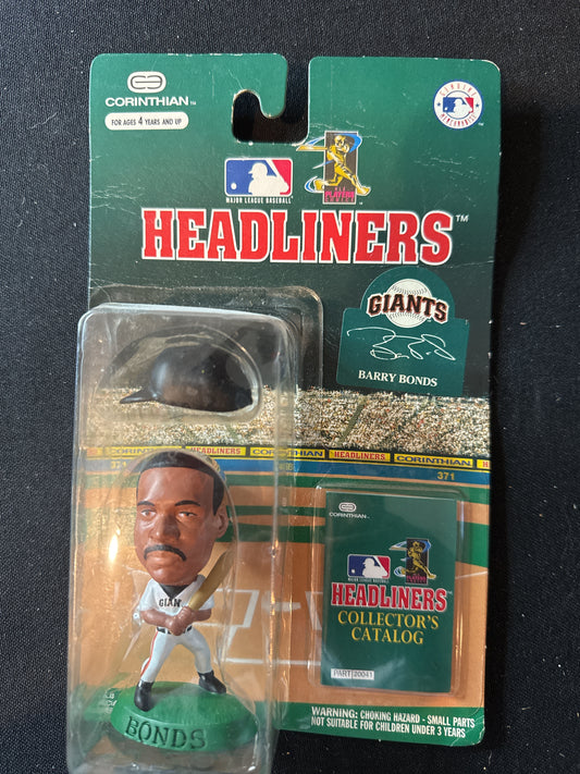 MLB Corinthian Headliners 1996 Barry Bonds NY Giants Action Figure New in Package