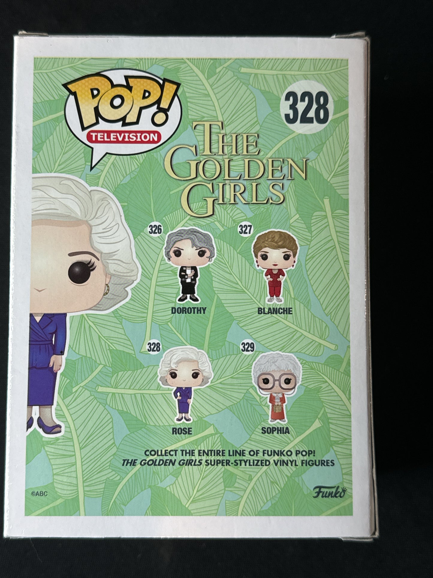 Funko Pop! Set of 4 Golden Girls! Blanche 327, Rose 328, Dorothy 326, Sophia 329 New in Boxes