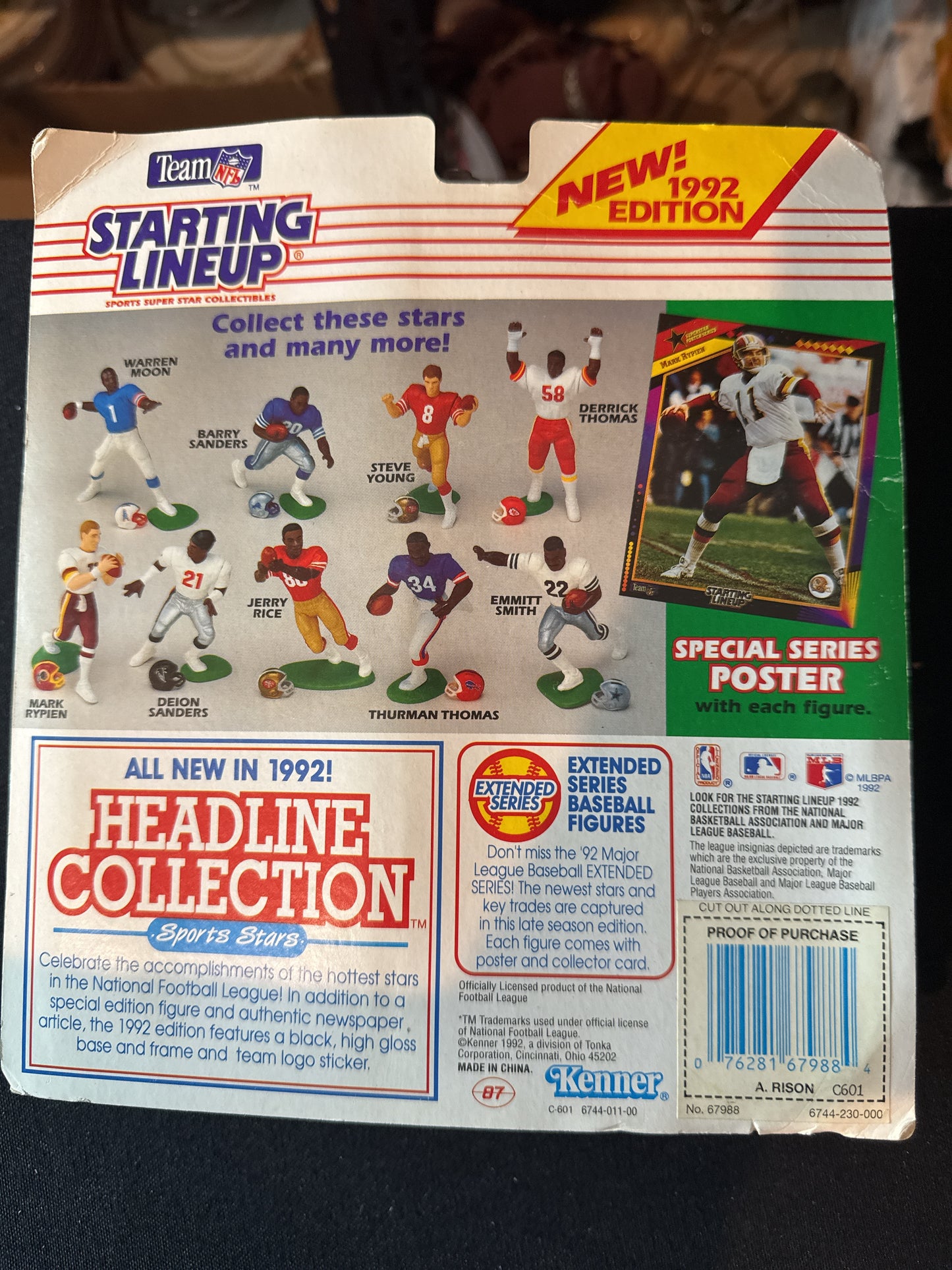 Starting Lineup 1992 NFL Andre Rison Atlanta Falcons Action Figure New in Package