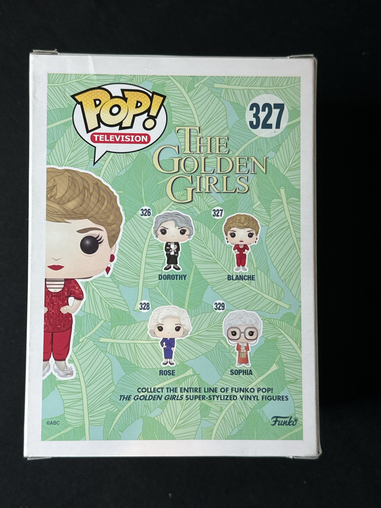 Funko Pop! Set of 4 Golden Girls! Blanche 327, Rose 328, Dorothy 326, Sophia 329 New in Boxes