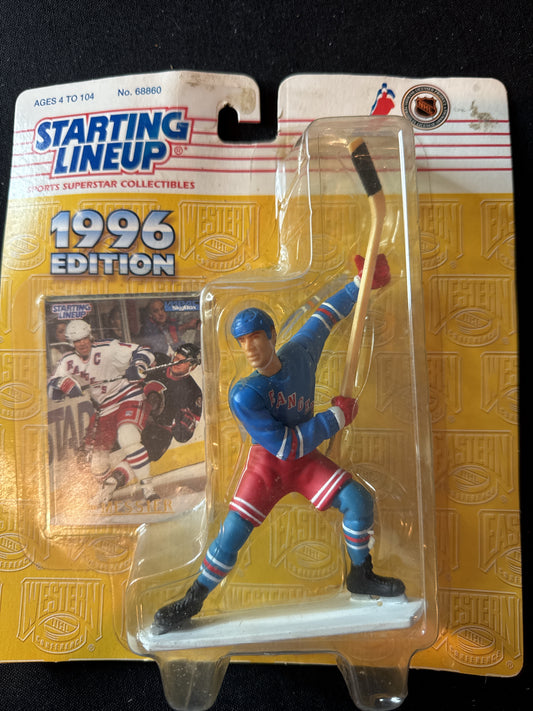 Starting Lineup NHL 1996 Mark Messier NY Rangers Action Figure New in Package