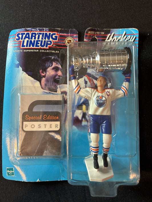 Starting Lineup NHL 2000 Wayne Gretzky Stanley Cup Edmonton Oilers New in Package