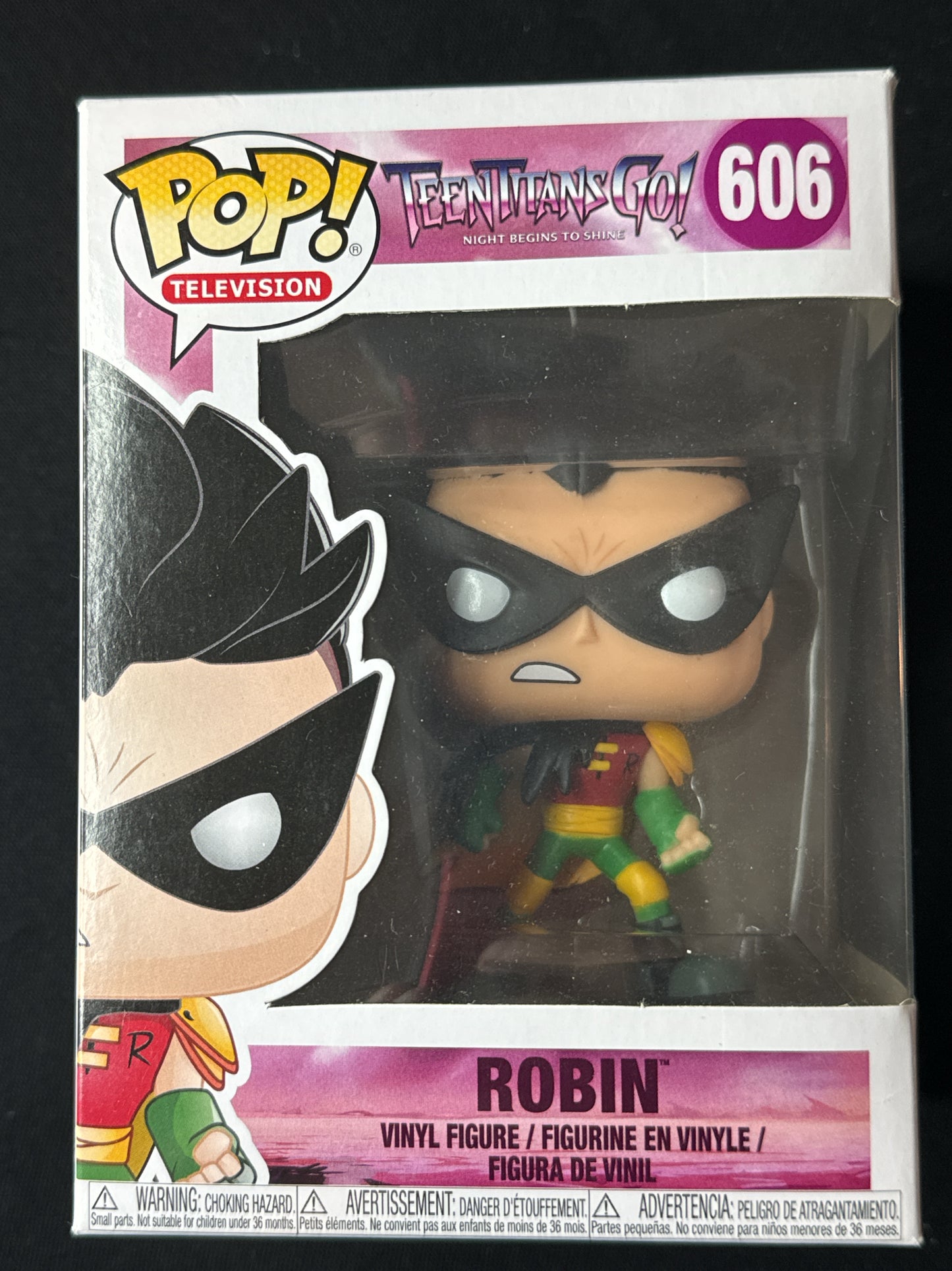 Funko Pop! Teen Titans Go! Robin #606 Vinyl Figure New in Box