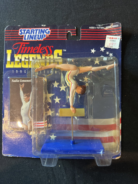 Starting Lineup Timeless Legends 1996 Nadia Comaneci Olympics Action Figure New in Package