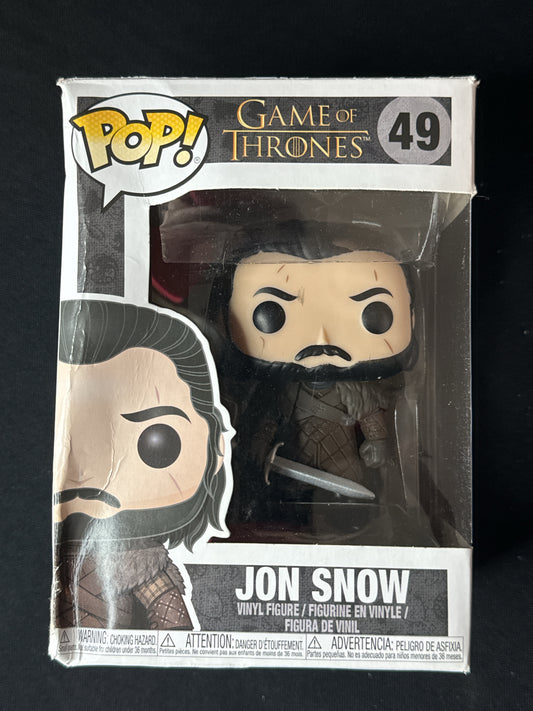 Funko Pop! Game of Thrones Jon Snow Vinyl Figure #49 New in Box