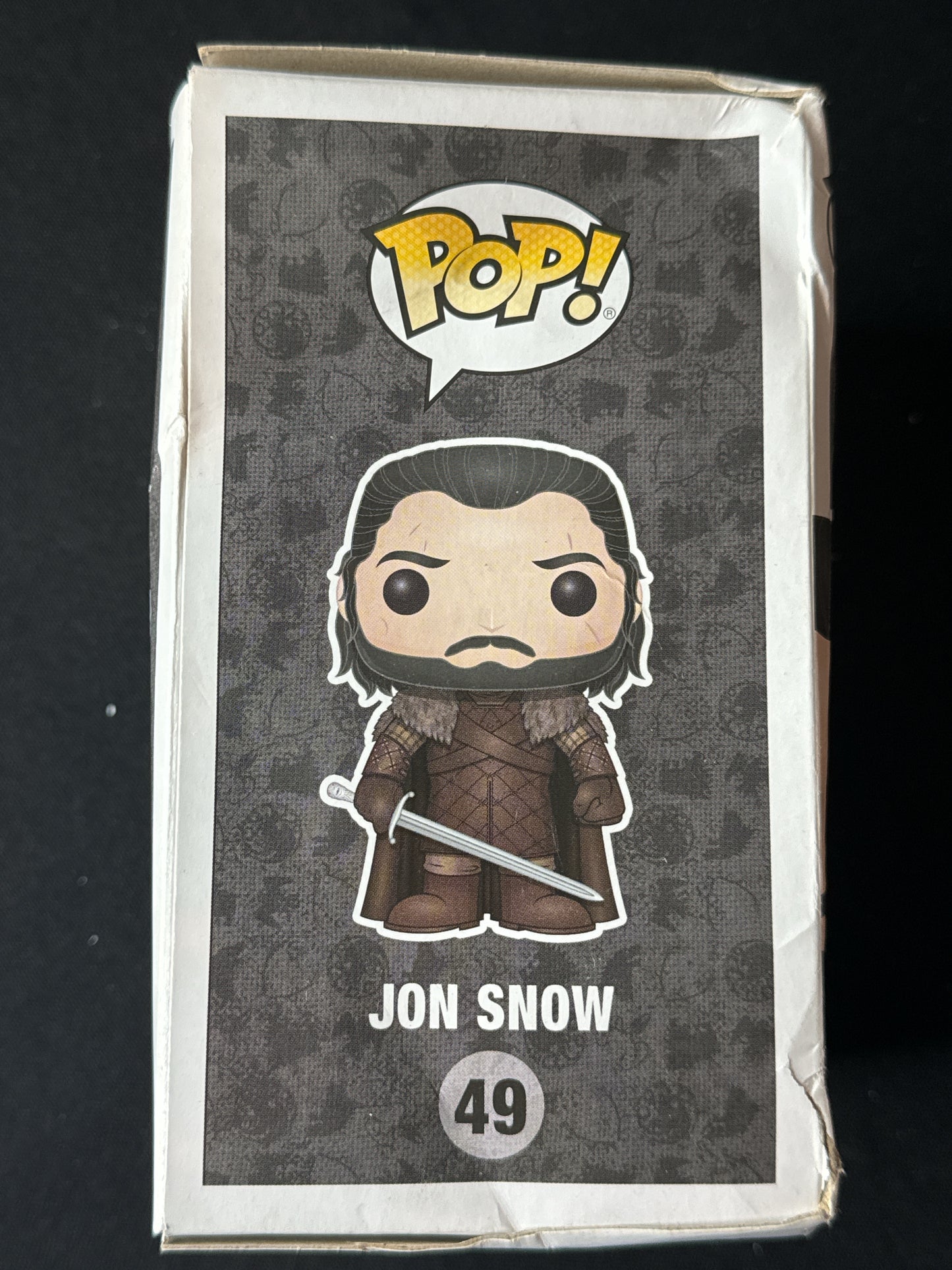Funko Pop! Game of Thrones Jon Snow Vinyl Figure #49 New in Box