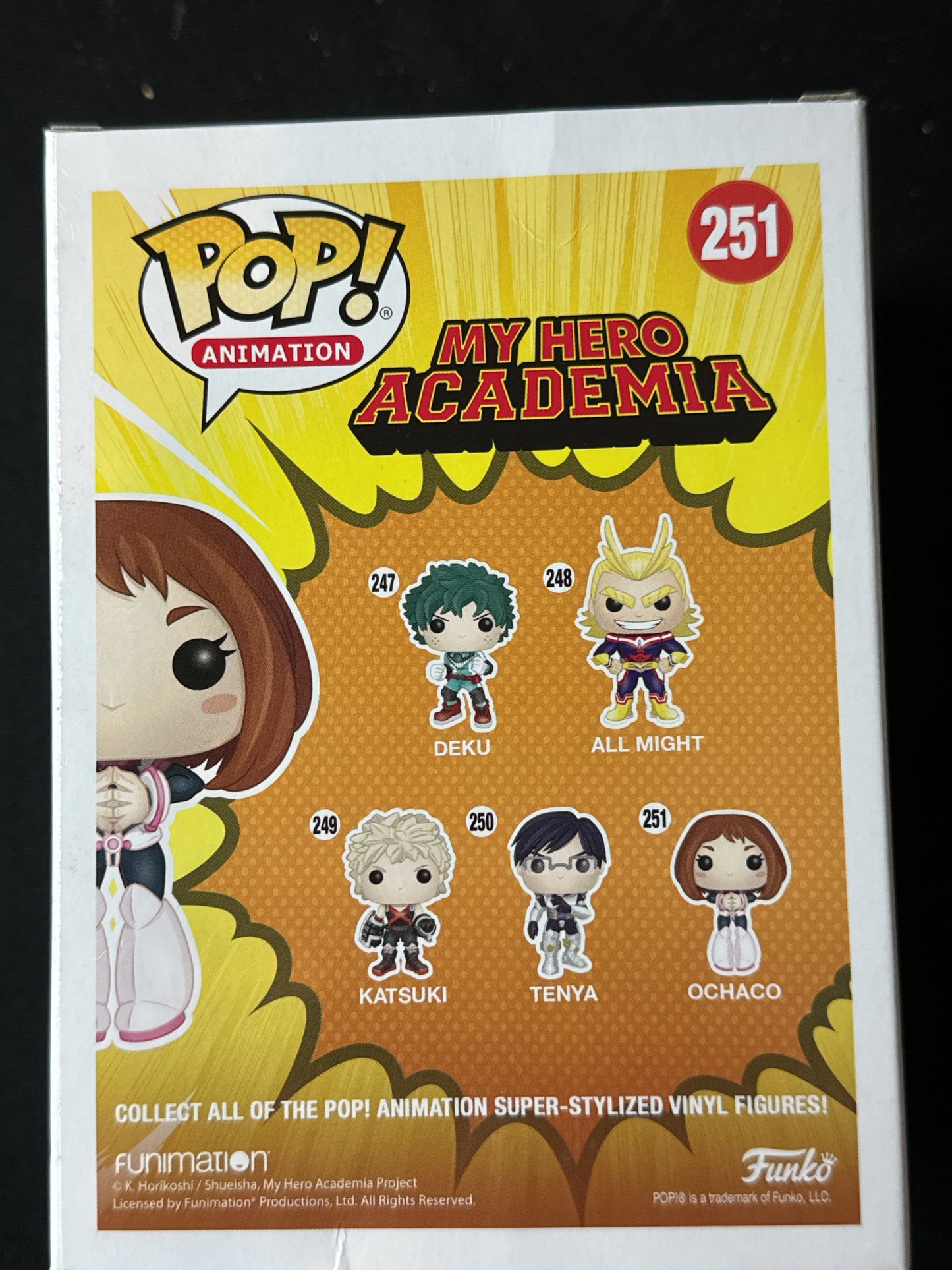 Funko Pop! My Hero Academia Ochaco Vinyl Figure #251 New in Box