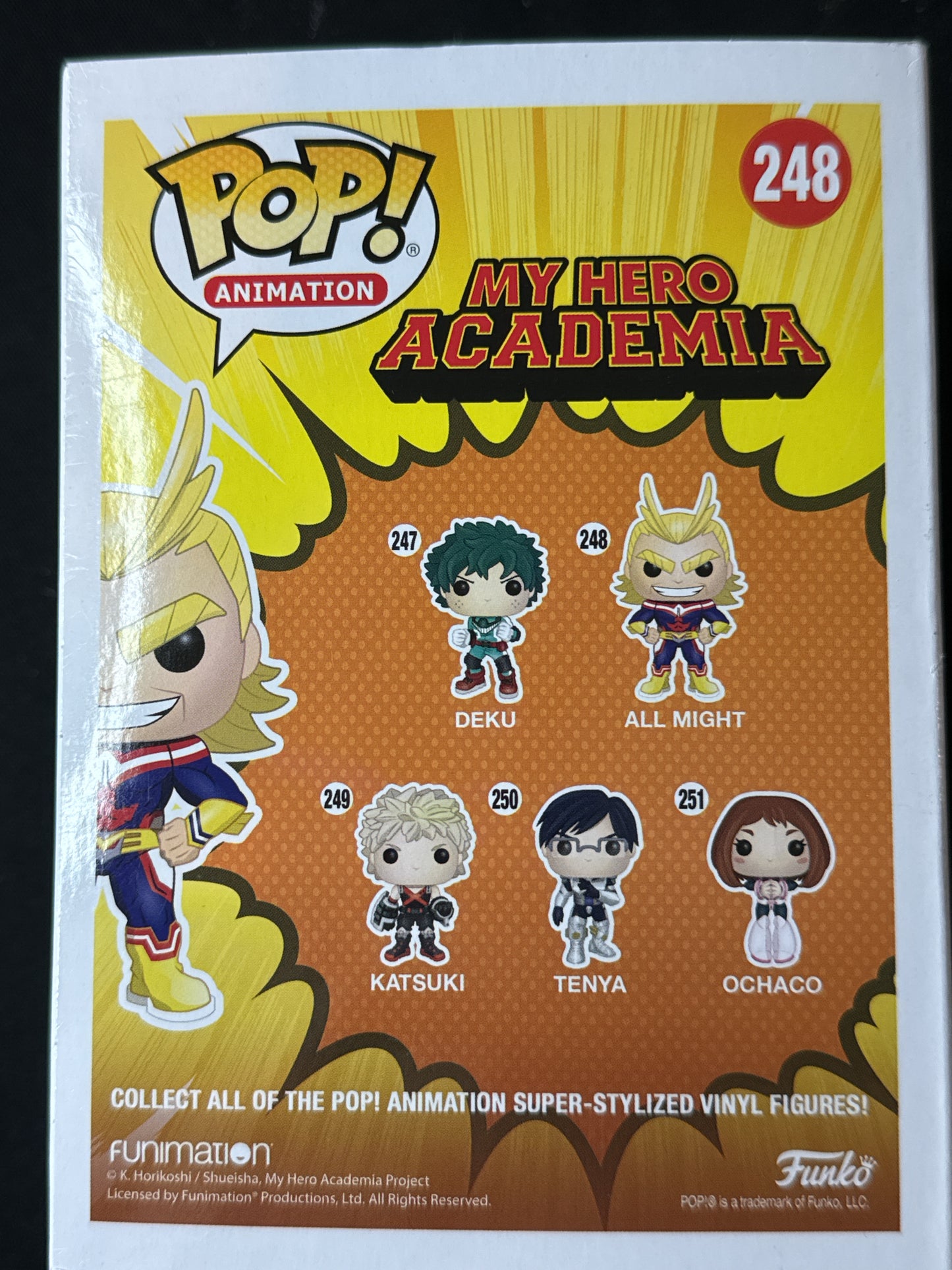 Funko Pop! My Hero Academia All Might #248 Vinyl Figure New in Box