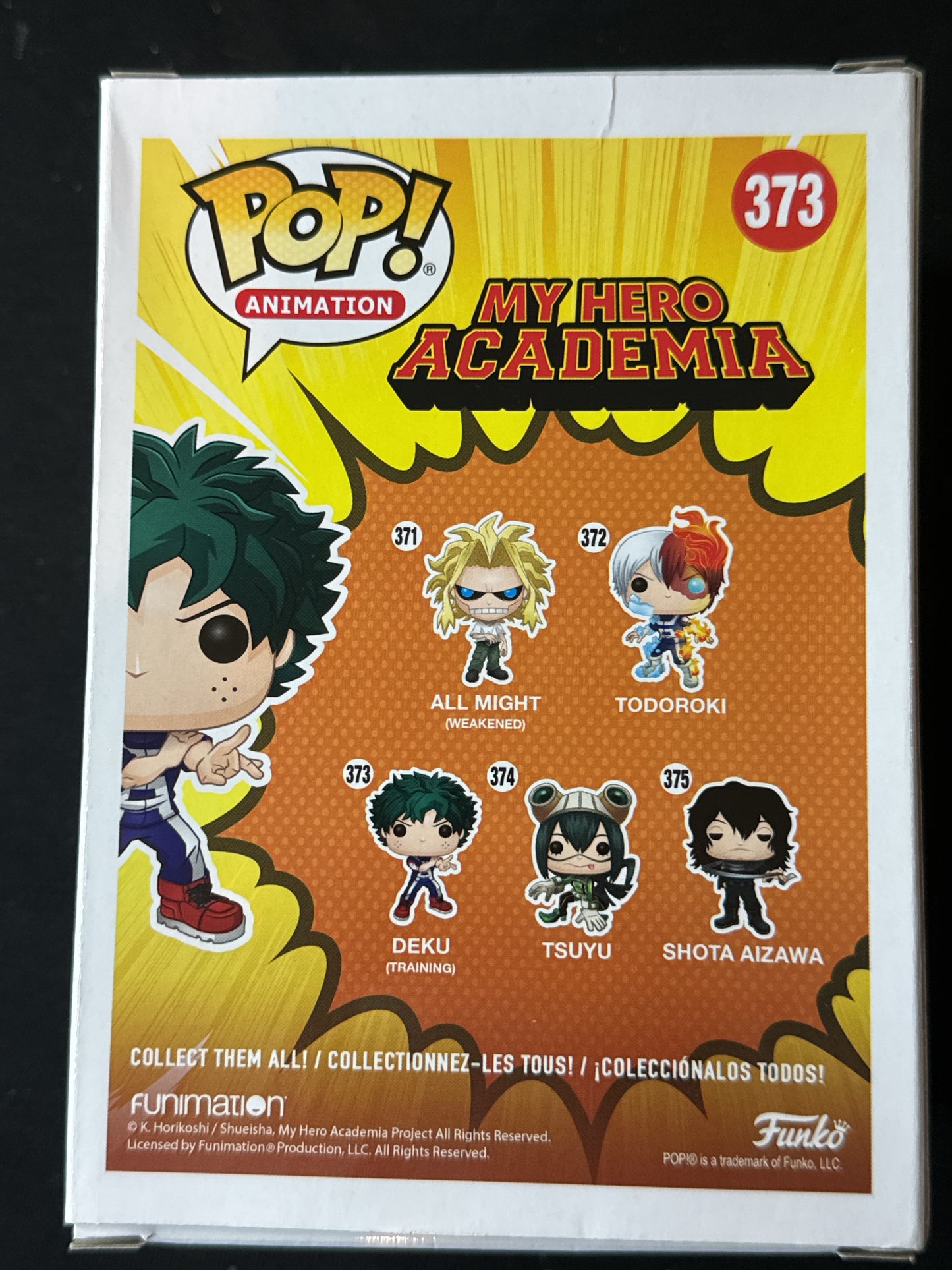 Funko Pop! My Hero Academia Deku (Training) #373 Vinyl Figure New in Box