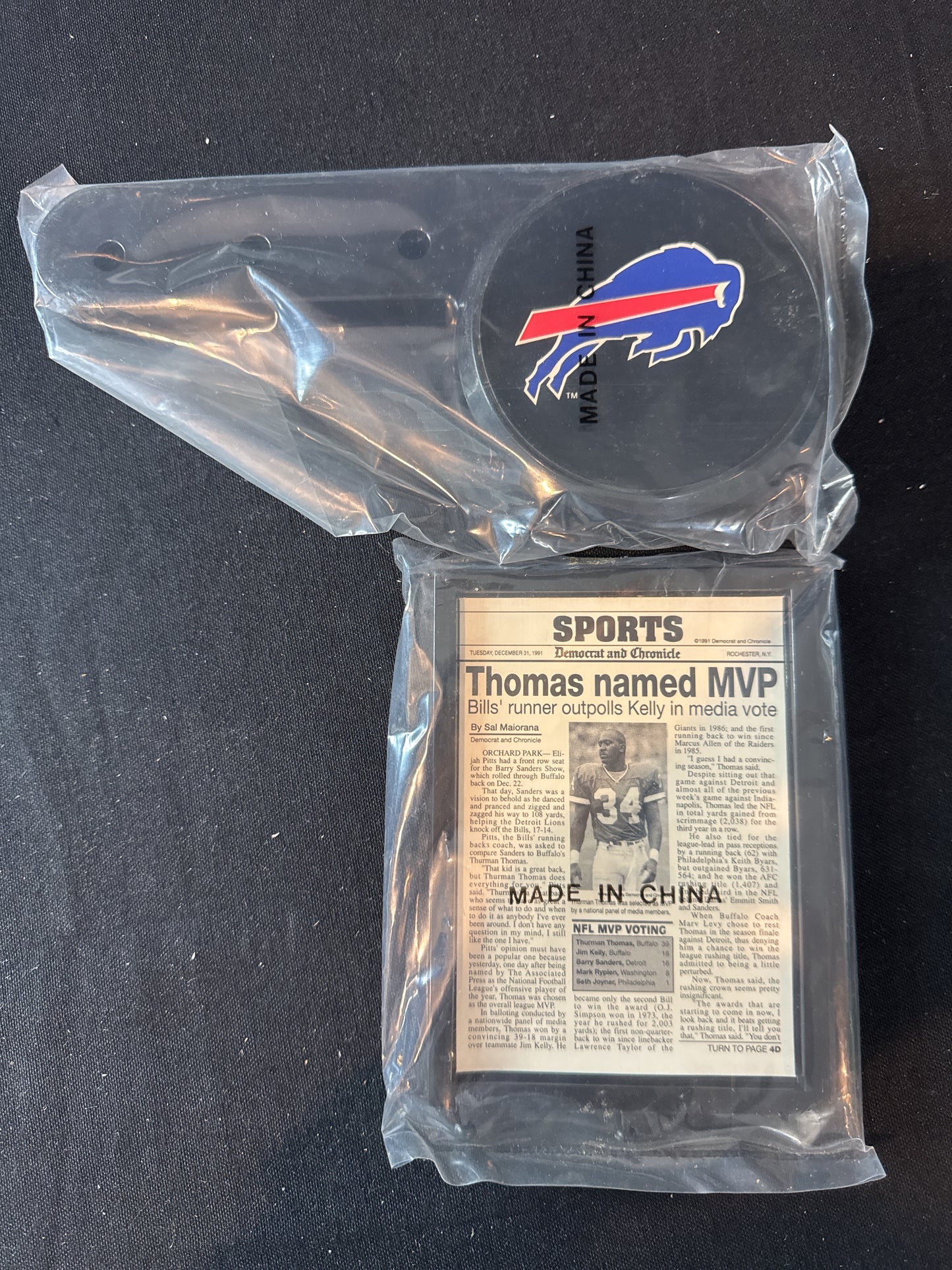 Rare 1992 Headline Collection Thurman Thomas Starting Lineup Buffalo Bills Figure