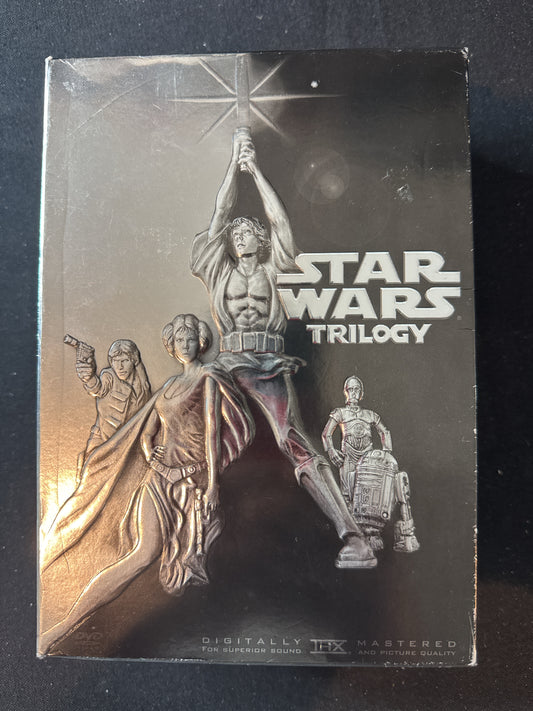 Star Wars Trilogy IV A New Hope V Empire Strikes Back VI Return of the Jedi DVDs + Bonus DVD
