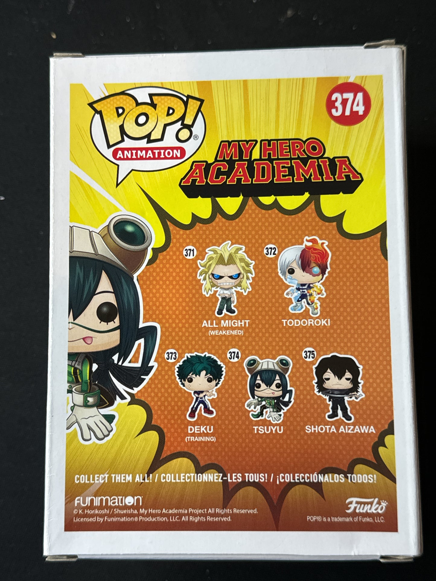 Funko Pop! My Hero Academia Tsuyu Vinyl Figure #374 New in Box