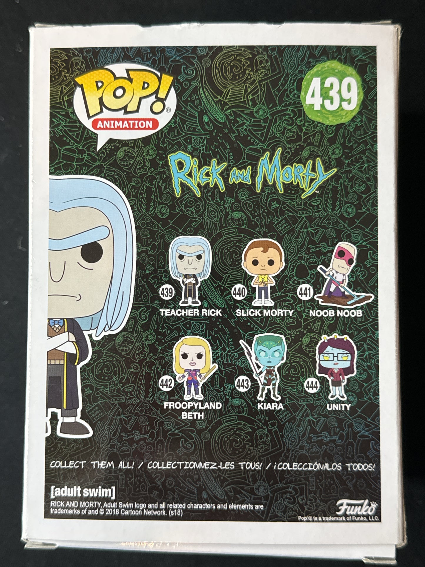 Funko Pop! Rick and Morty Teacher Rick #439 Vinyl Figure New in Box