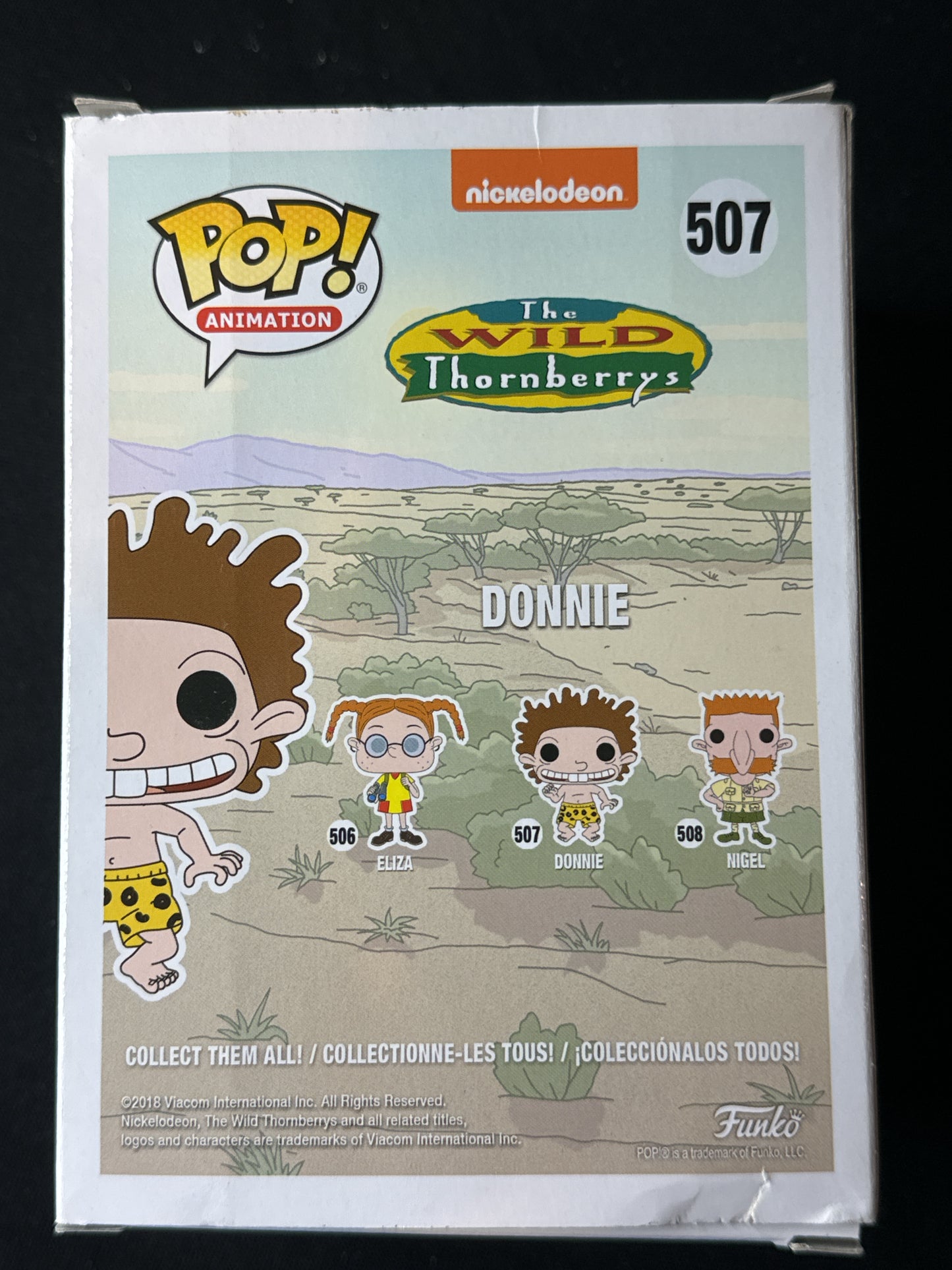 Funko Pop! The Wild Thornberries Donnie Vinyl Figure #507 New in Box