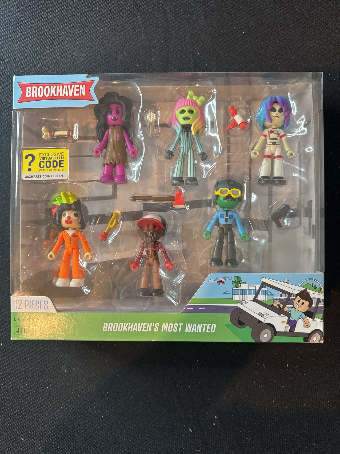 Roblox DevSeries Brookhaven's Most Wanted 6 Action Figures Mix and Match Pieces + 6 Pieces