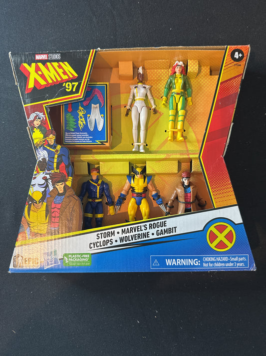 Marvel Studios X-Men '97 Epic Hero Action Figures 5-Pack Hasbro/Super Limited New in Box