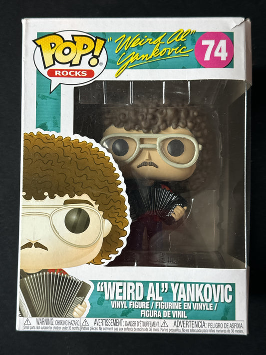 Funko Pop! Pop Rocks Weird Al Yankovic Vinyl Figure #74 New in Box