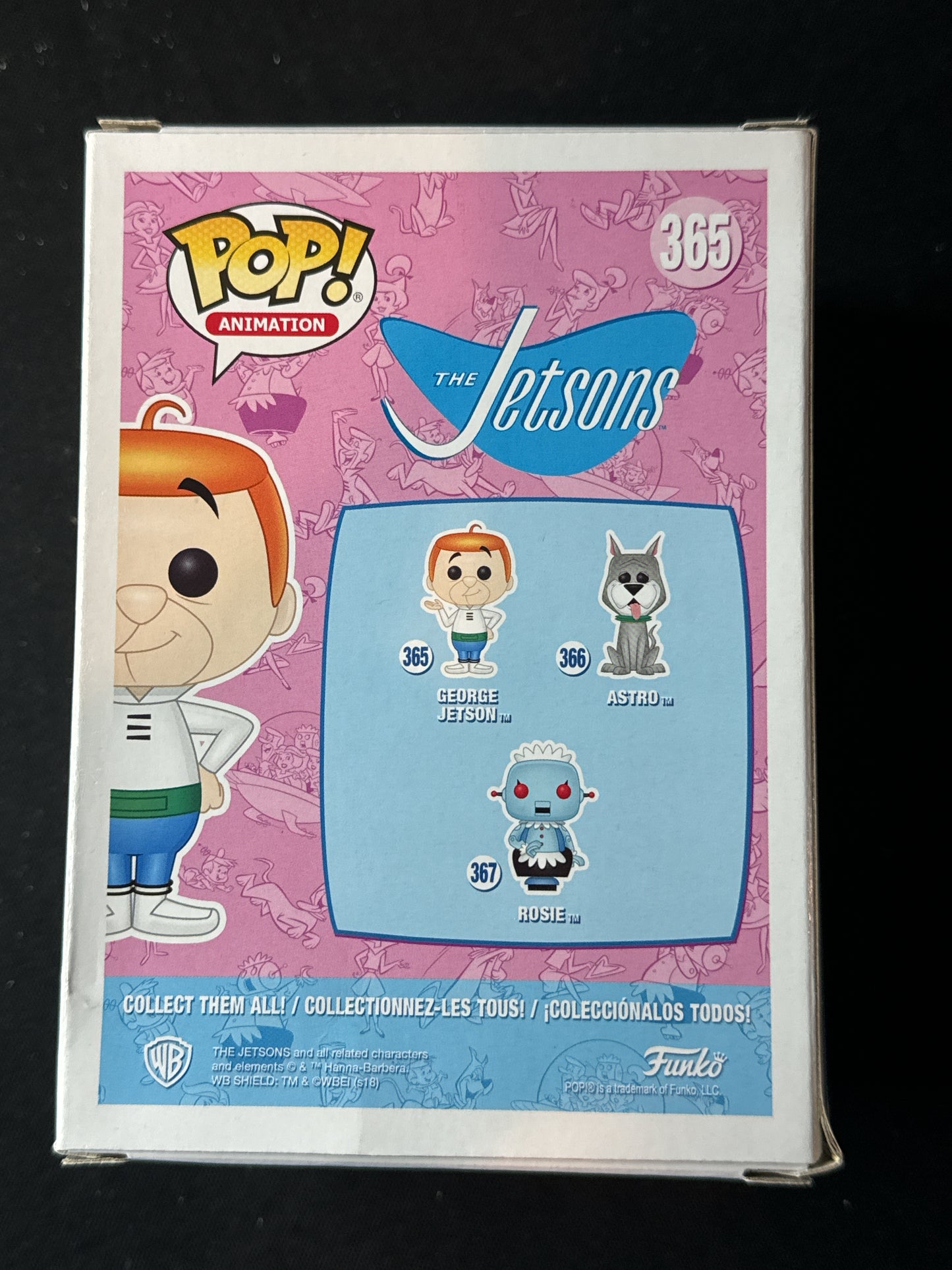 Funko Pop! The Jetsons George Jetson Vinyl Figure #365 New in Box