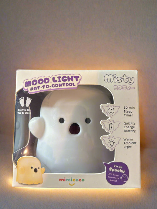 MimiCoco Mood Light Pat-to-Control Misty Ghost New in Box