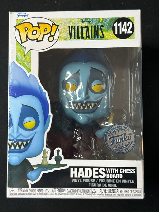 Funko Pop! Disney Villains Hades with Chess Board Vinyl Figure #1142 New in Box