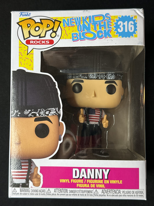 Funko Pop! New Kids on the Block Danny Vinyl Figure #316 New in Box