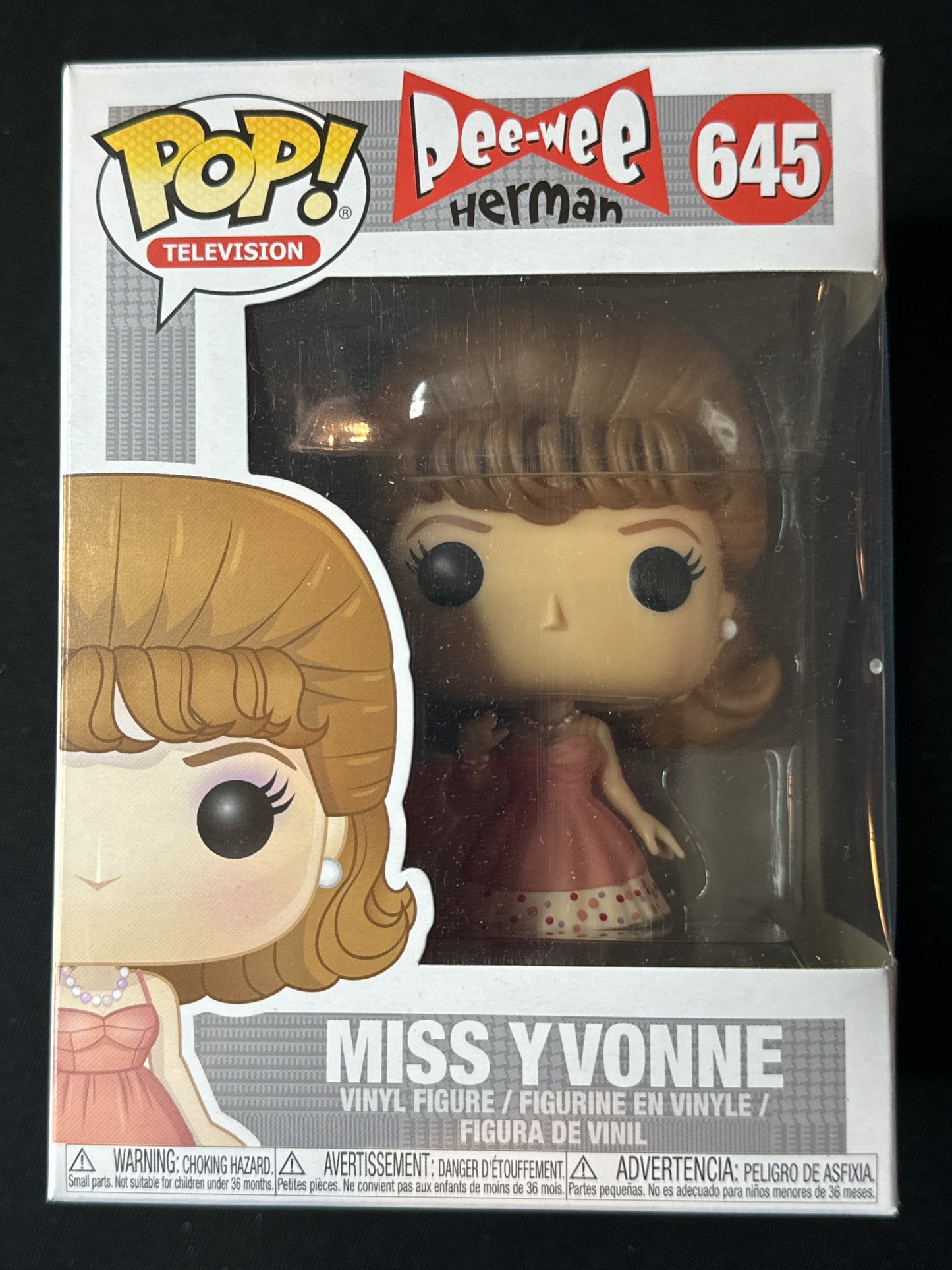 Funko Pop! Pee-Wee Herman Miss Yvonne Vinyl Figure #645 New in Box