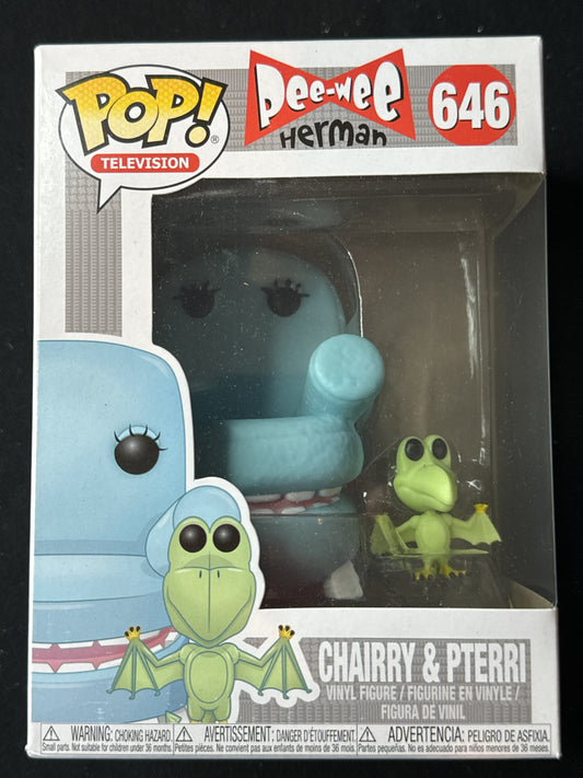 Funko Pop! Pee-Wee Herman Chairry & Pterri Vinyl Figures #646 New in Box