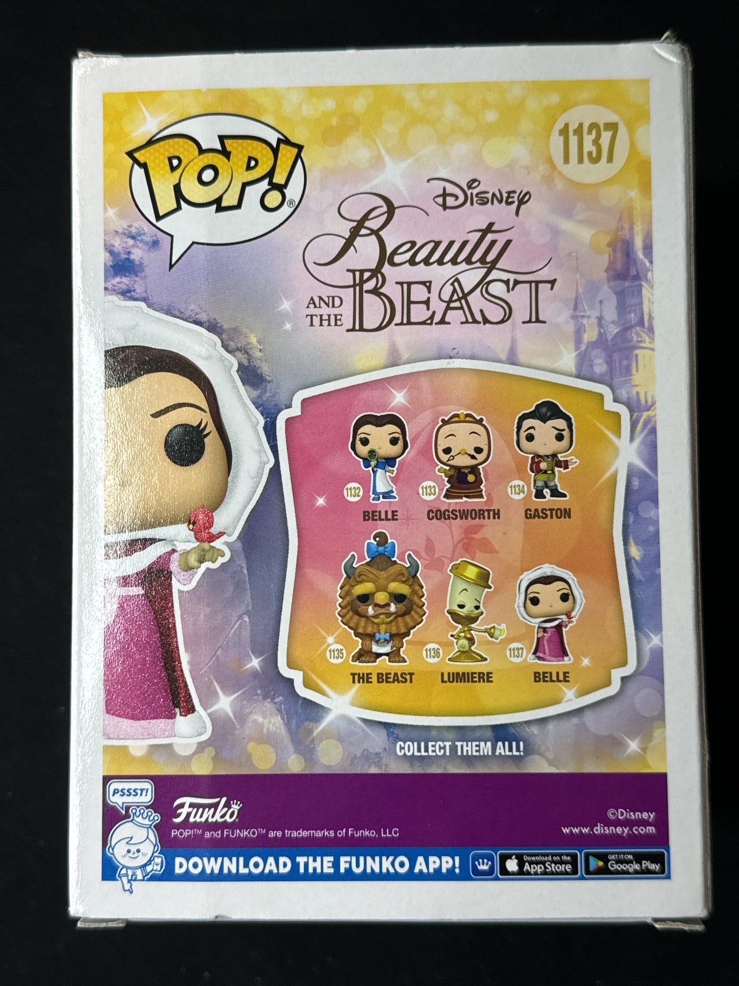 Funko Pop! Disney Beauty & The Beast Belle Vinyl Figure #1137 New in Box