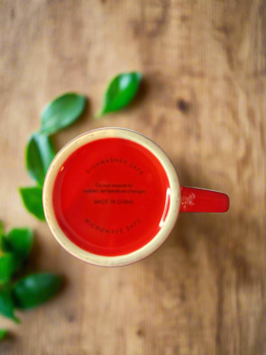 Valentines Day Red Heart "I Woof You" Tall Coffee Cup/Mug 5" Tall