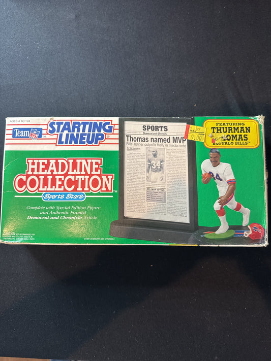 Rare 1992 Headline Collection Thurman Thomas Starting Lineup Buffalo Bills Figure