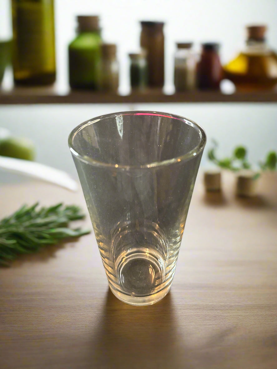 Single Clear Pub Glass Classic Beer Pint Drinking Tumbler 16oz Vintage Traditional 5 7/8" Tall