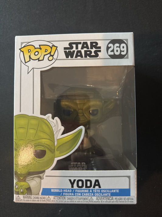 Funko Pop! Star Wars #269 Yoda Bobble Head Figurine New in Box