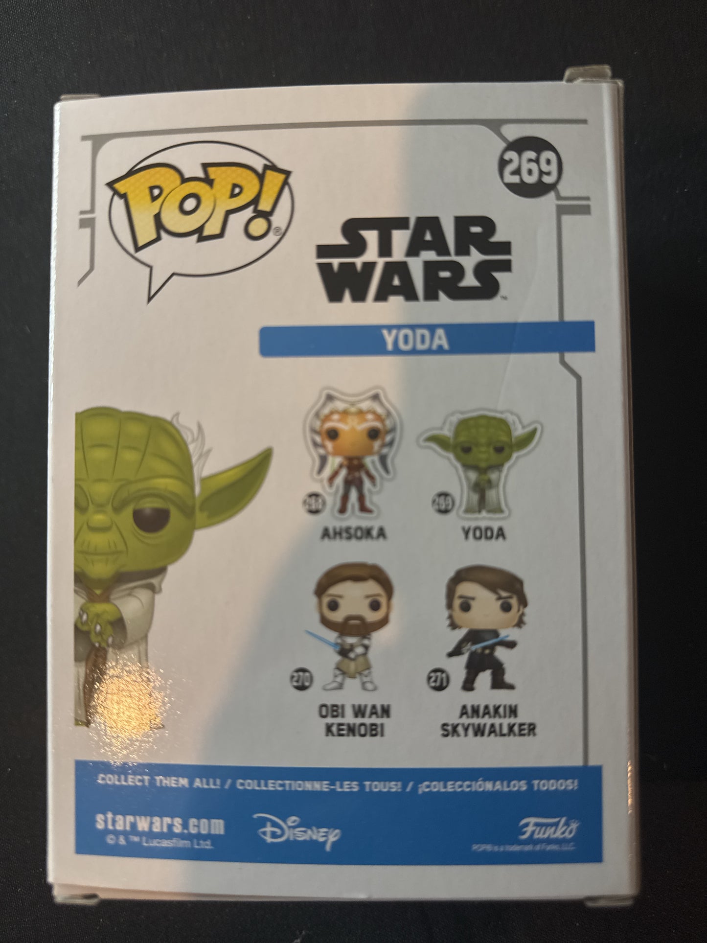Funko Pop! Star Wars #269 Yoda Bobble Head Figurine New in Box